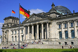 Der Reichstag in Berlin (Deutschland)