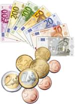 Euronoten und Eurom�nzen