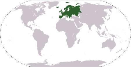 Karte von  Europa