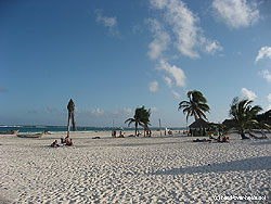 Der Strand von Tulum